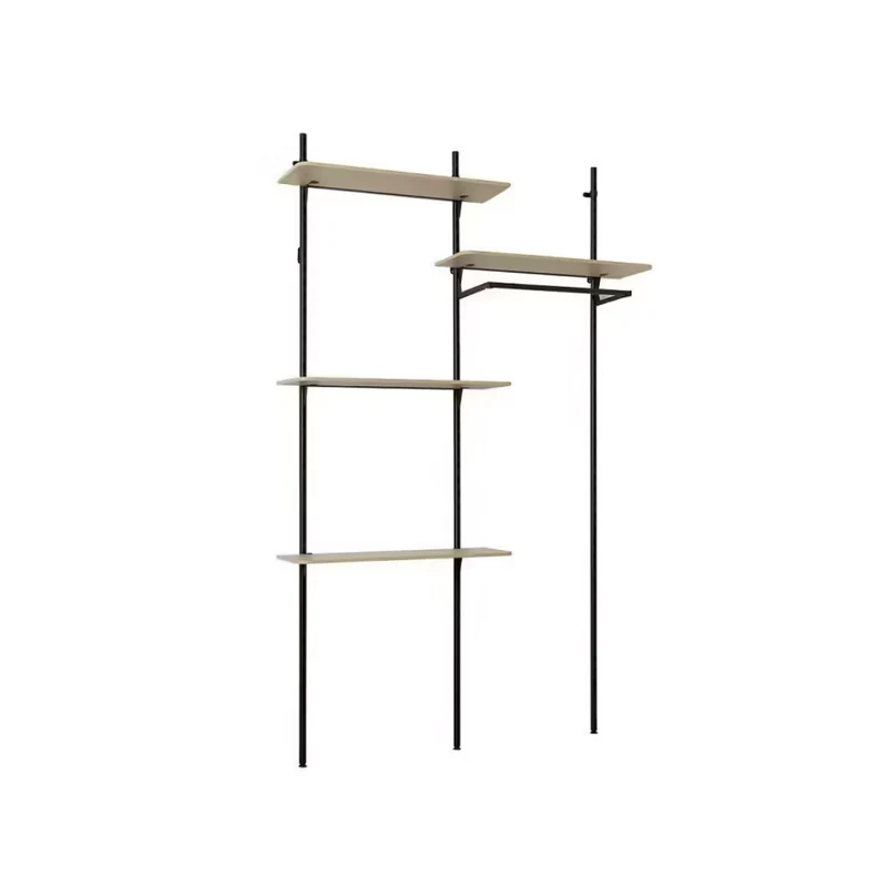 Meuble dressing modulable KALI blanc et bois