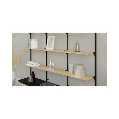 Meuble dressing modulable KALI blanc et bois