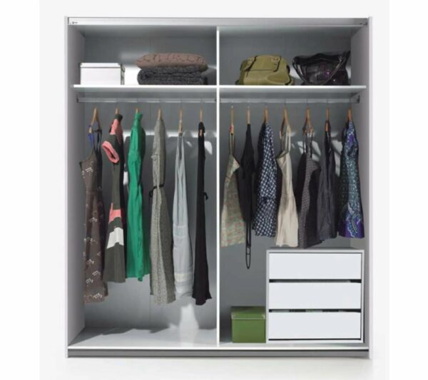 Caisson 3 Tiroirs Pour Intérieur D'armoire - Tsira (1) Caisson 3 Tiroirs Pour Intérieur D'armoire - Tsira - L 60 X L 44 X H 57 Cm